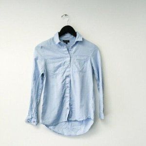 Button Up Dress Shirt Pocket XS